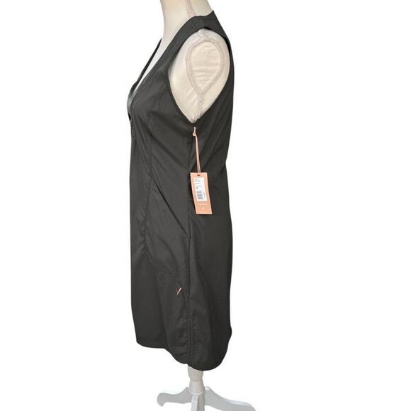 Indyeva NWT UPF 50 Liike V Cinchable Sides Dress Color Pine Size Small - Picture 2 of 10